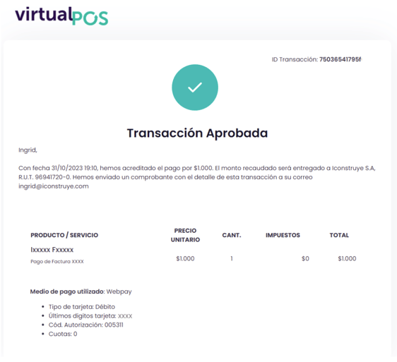 3-Transacción aprobada